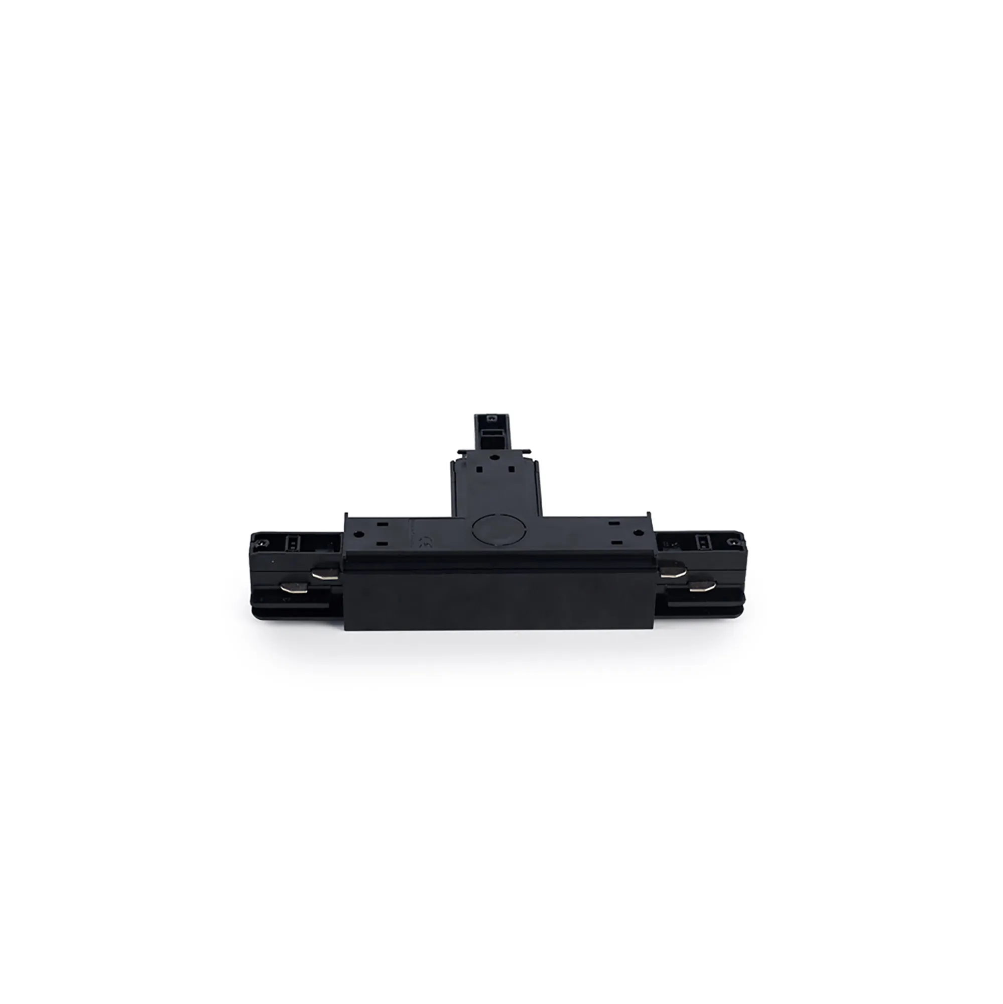 T Coupler With Feeding Option 3 Circuit Surface Mounted Track Earth Inside Left 555 1 1213 2  Eutrac 3 Circuit Surface-Black